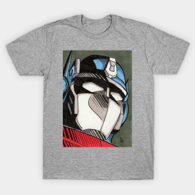 Optimus Prime T-Shirt by AaronShirleyArtist